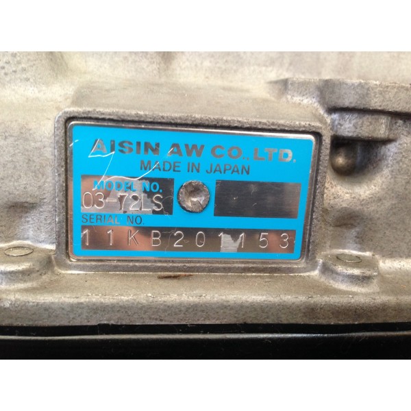 Transmissão Automática Suzuki Grand Vitara 2.0 2012  03-72LS