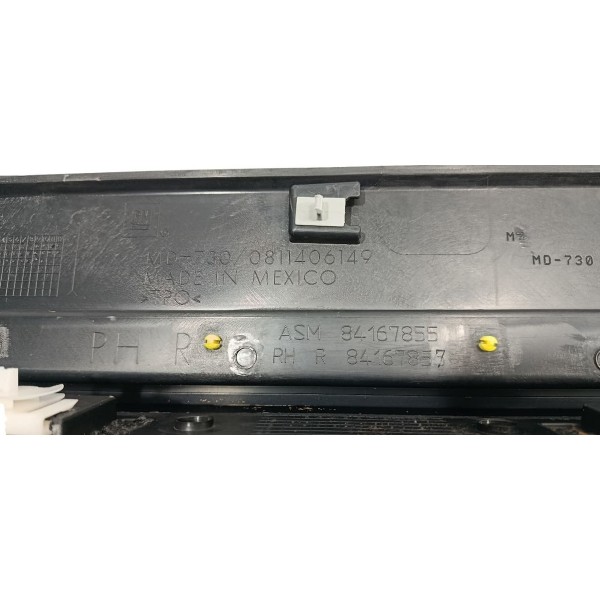 Spoiler Lateral Traseiro Direito Chevrolet Equinox 2018 Preto