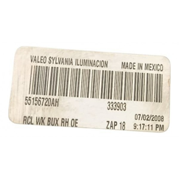 Lanterna Traseira Direita Jeep Grand Cherokee Srt8 2008 Direito/passageiro Vermelho