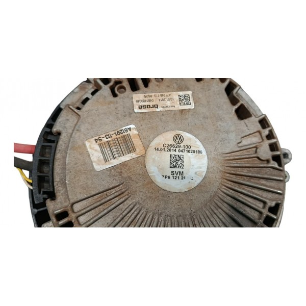 Ventoinha Vw Touareg 2014 (hélice Quebrada Circulo Azul)