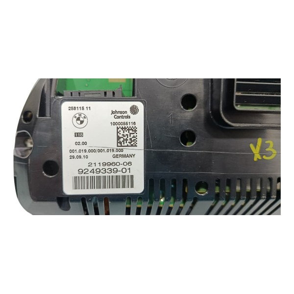 Painel Instrumentos Bmw X3 2011 (sucata P/ Retirada De Peça) Preto