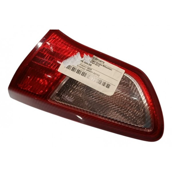 Lanterna Traseira Direita Mitsubishi Lancer Ralliart 2012 Direito/passageiro Vermelho