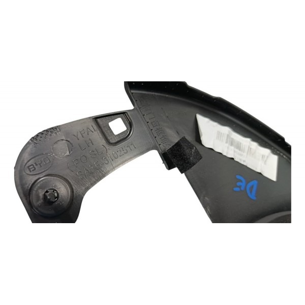 Moldura Interna Vidro/porta Diant. Esq. Byd Song Plus 24/25 Preto