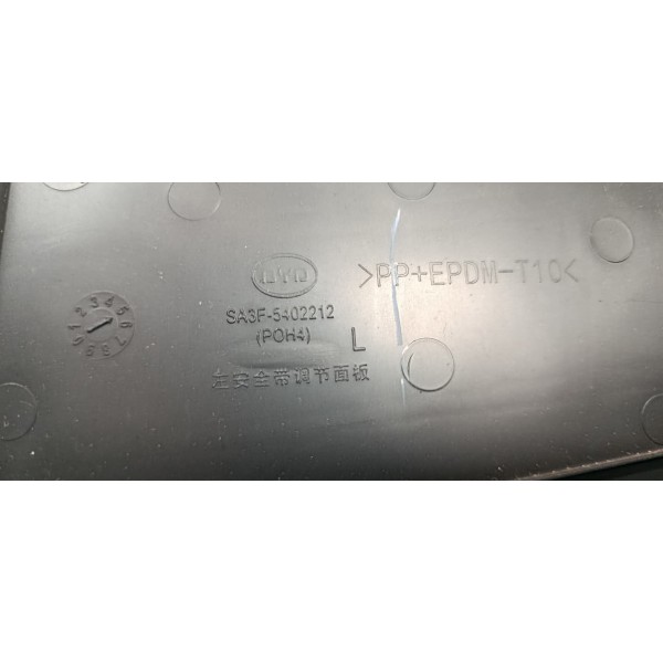 Acabamento Coluna Cinto Esquerdo Byd Song Plus 24/25 Preto