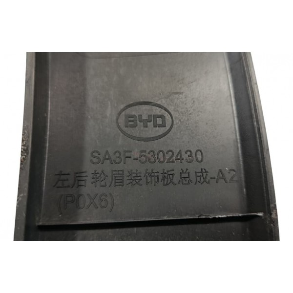 Moldura Paralama Traseiro Esq Byd Song Plus 24/25(arranhado) Preto