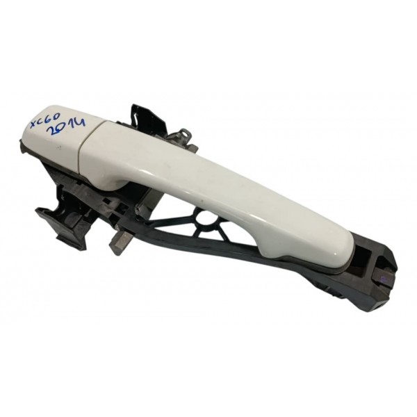 Maçaneta Externa Traseira Direita Volvo Xc60 2014 Branco Traseira