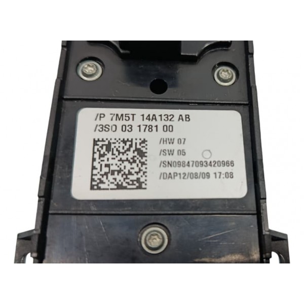 Comando Vidro Elétrico Dianteiro Esquerdo Ford Focus 2010