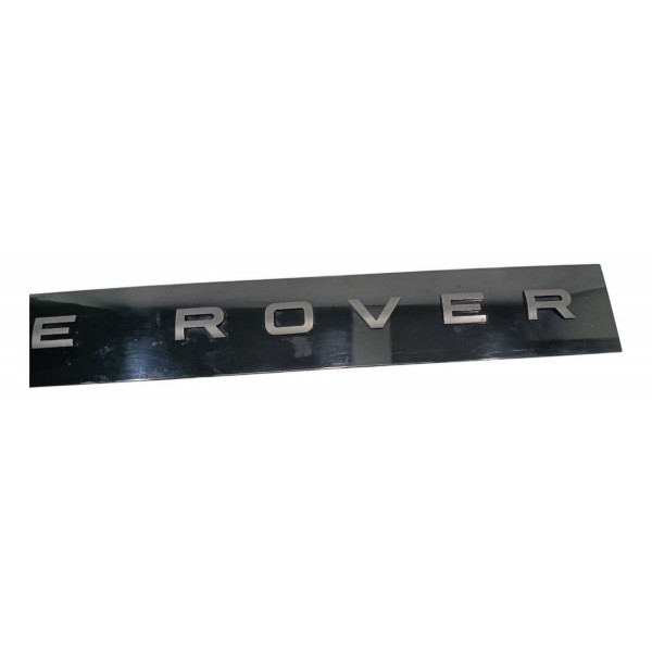 Moldura C/ Emblemas Tampa Tras Range Rover Sport 3.0 2024 Preto