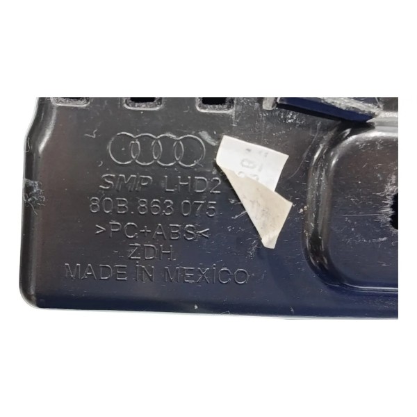 Acabamento Moldura Inferior Painel Audi Q5 2.0 Híbrido 2023 Preto Animal Print