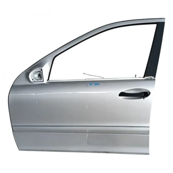 Porta Dianteira Esquerda Com Acessórios Mercedes C200 2006 Dianteira Esquerdo Prateado