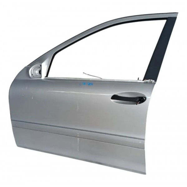 Porta Dianteira Esquerda Com Acessórios Mercedes C200 2006 Dianteira Esquerdo Prateado