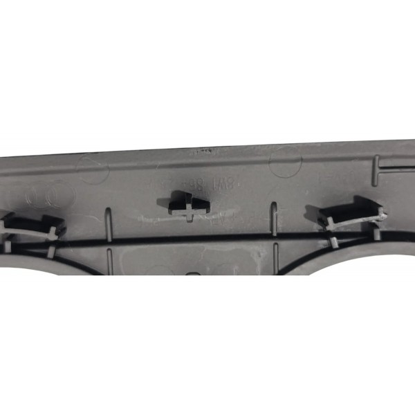 Moldura Porta Copos Console Central Audi A4 2018 Preto