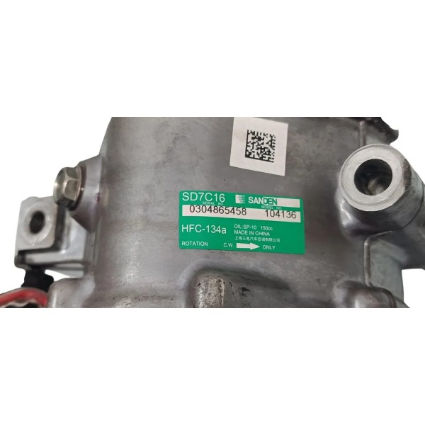 Compressor Ar Condicionado Chery Tiggo 7 Sport 2022