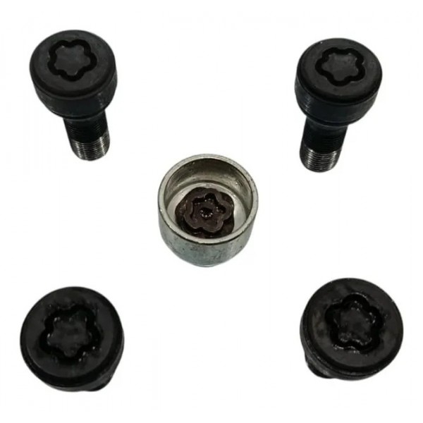 Jogo De Parafuso De Roda Bmw X5 2025 Preto