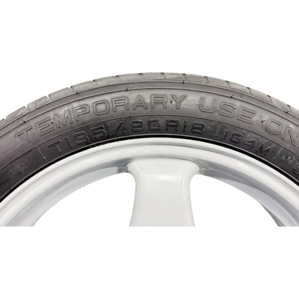 Roda Estepe Bmw X4 30i 2025 Aro 18 5x112 Branco