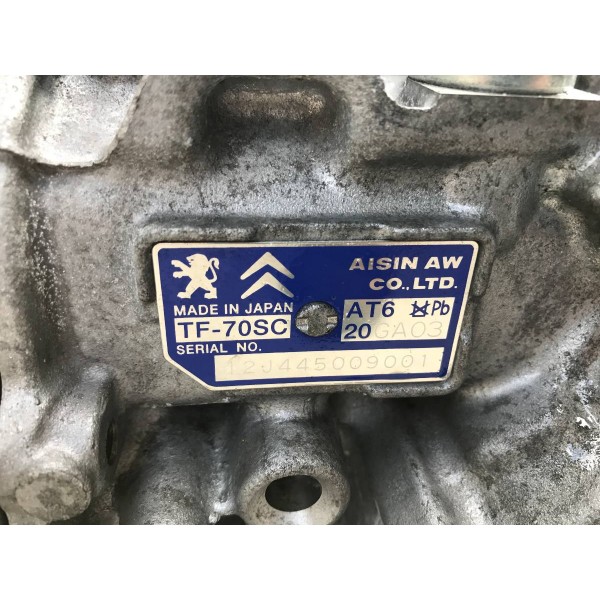 Transmissão Automática Peugeot Rcz 1.6 Thp 2014