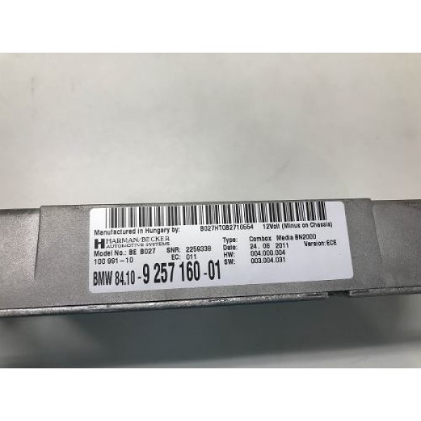 Módulo Bluetooth Bmw X6 2012 9257160