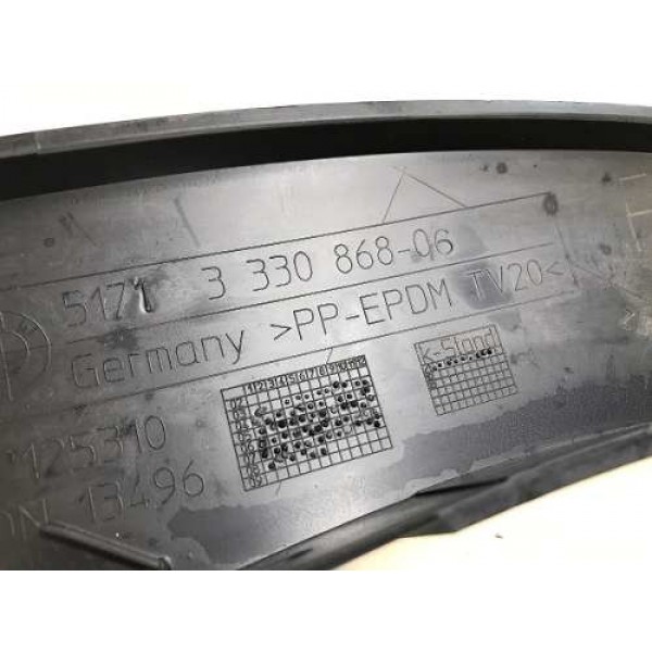 Friso Traseiro Direito Lateral Bmw X3 E83 2006 3330868 Preto