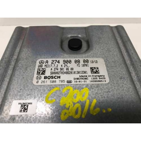 Módulo De Injeção Mercedes-benz C200 2.0 Turbo 2016