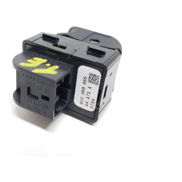 Botão Vidro Elétrico Traseiro Esquerdo Audi A3 1.8 Sportback 2014 8v0959855