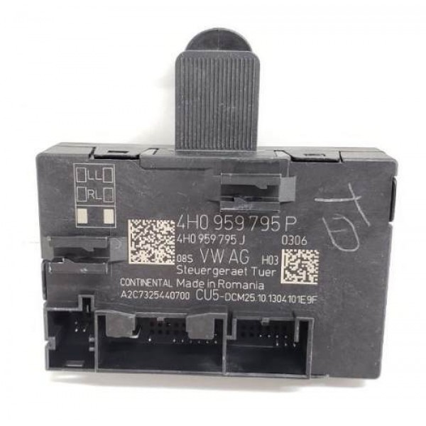 Módulo Porta Tras Direita Vw Touareg 4.2 V8 2014 4h0959795p