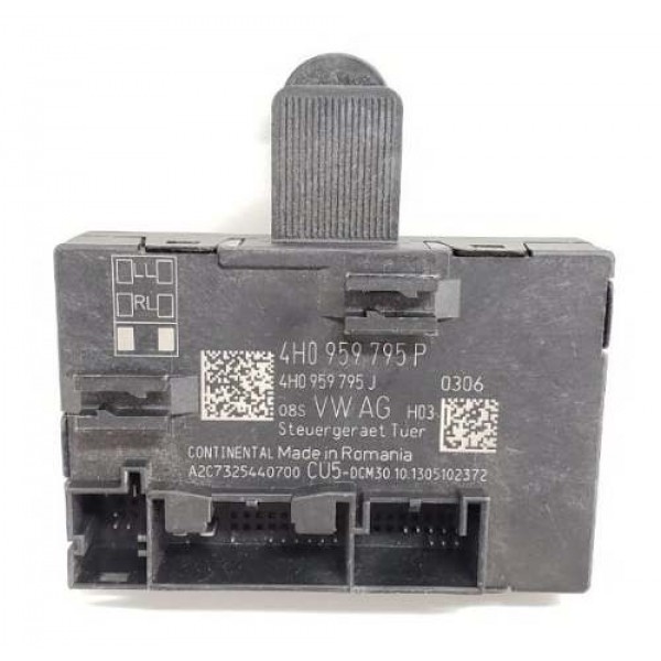 Módulo Porta Tras Esquerda Vw Touareg 4.2 V8 2014 4h0959795p
