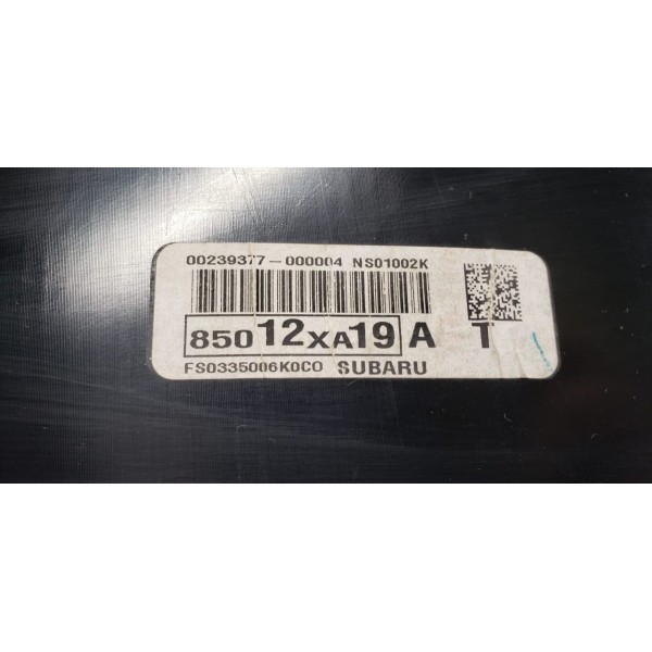 Painel Instrumentos Subaru Tribeca 2010 85012xa19at Preto