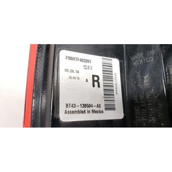 Sinaleira Lanterna Traseira Esquerda Ford Edge V6 2014 Esquerdo Vermelho