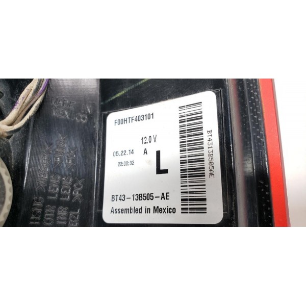 Sinaleira Lanterna Traseira Esquerda Ford Edge V6 2014 Esquerdo Vermelho