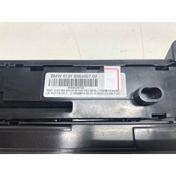 Painel Controle Rádio Bmw 328 2016 Black Piano Cod:9363545