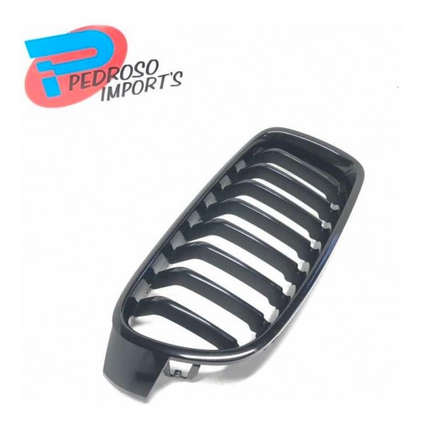 Par Grades Dianteiras Bmw 320 F30 (plotado Preta) Original