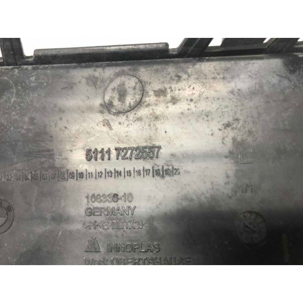 Grade Esquerda Bmw 1 F20 2014 51117272557 Preto Fosco