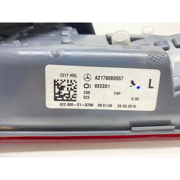 Sinaleira Traseira Esquerda Mercedes-benz S63 Coupe Amg 2015