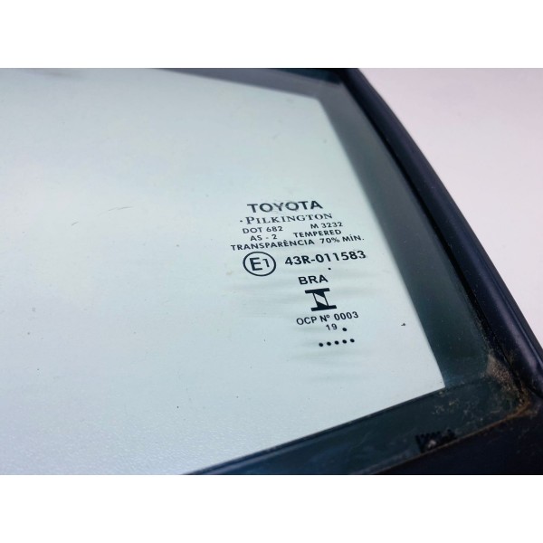 Vidro Fixo Porta Traseira Esquerda Toyota Corolla Hybrid 20
