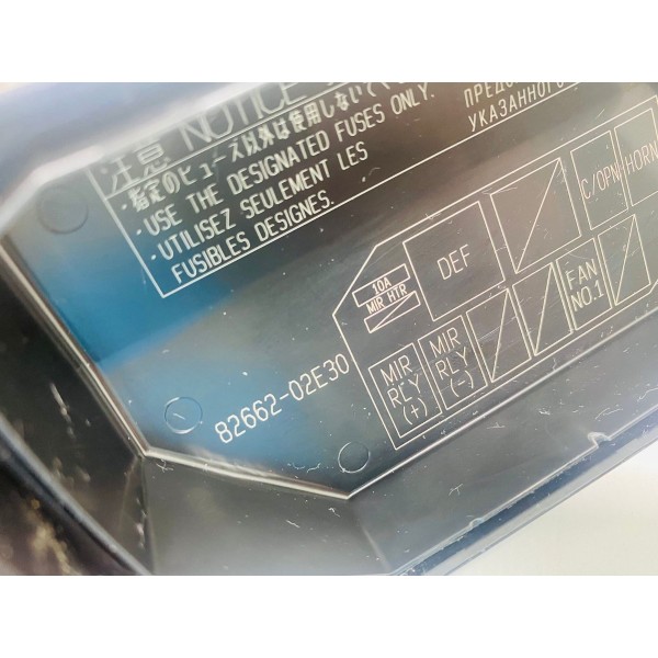 Tampa Caixa Fusível Pequena Corolla Hybrid 2020 82662-02e30