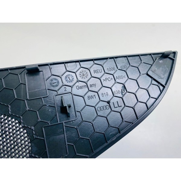 Tela Painel Central Audi A4 2.0 Ambiente 2018 Cód 8w1819636b Preto