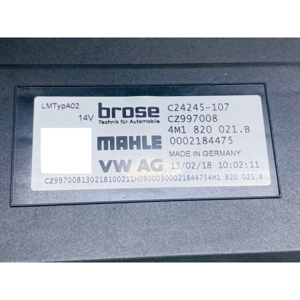 Ventoinha Interna Audi A4 A5 2.0 Tfsi 2018 Cód. 4m1820021b