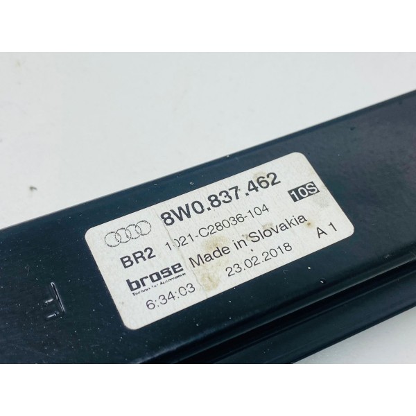 Máquina Vidro Dianteira Direita Audi A4 A5 2.0 Tfsi 2018