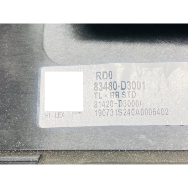 Máquina Vidro Trás Direita Hyundai New Tucson Turbo Gdi 2020