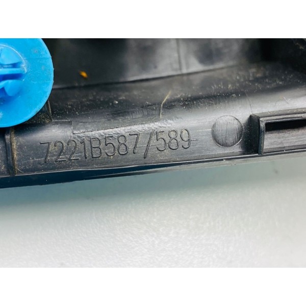 Moldura Twitter Porta Esquerda Mitsubishi Outlander 2016 Preto