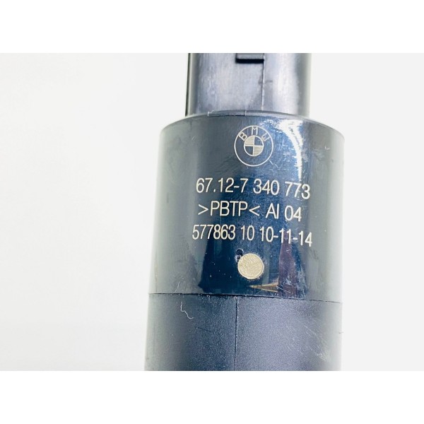Bomba Lavador Farol Bmw X5 F15 3.0 Diesel 2015 Cód. 7340773 Preto 12