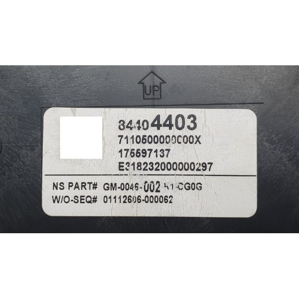 Painel De Instrumentos Gm Equinox Premier 2.0 Turbo 2018