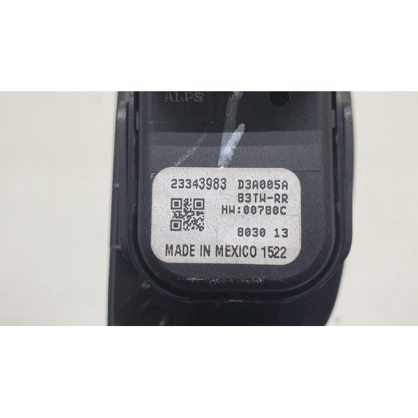 Comando Vidro Elétrico Traseiro Esq Gm Equinox Premier 2018