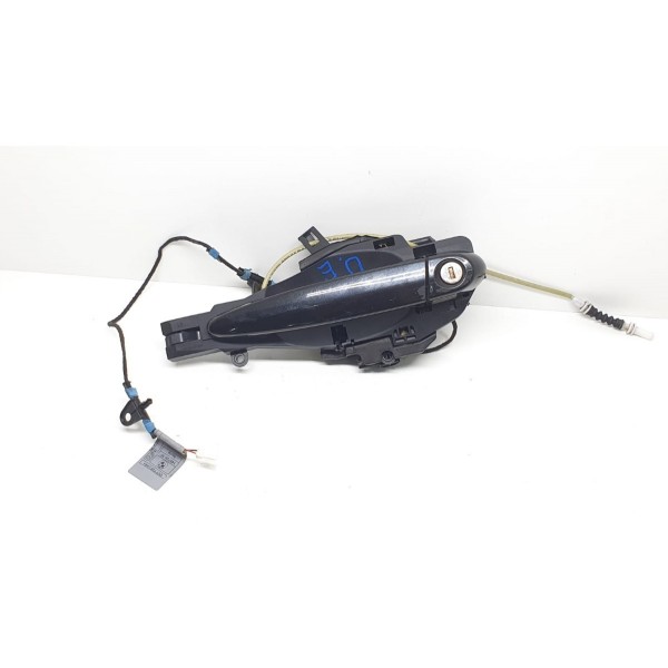 Maçaneta Externa Dianteira Esquerda Completa Bmw X3 F25 2014 Preto