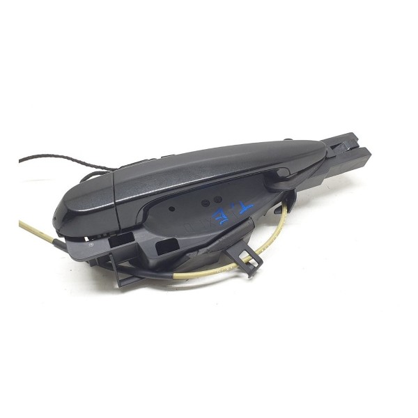 Maçaneta Externa Traseira Esquerda Completa Bmw X3 F25 2014 Preto
