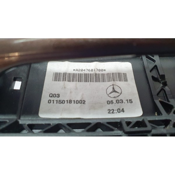 Maçaneta Dianteira Esquerda Mercedes Benz A 200 2015  Marrom