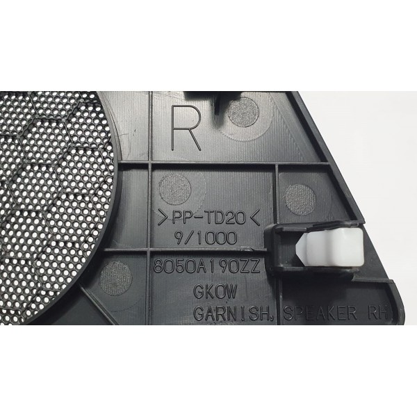 Acabamento Alto Falante Direito Mitsubishi Eclipse Cross 19 Preto