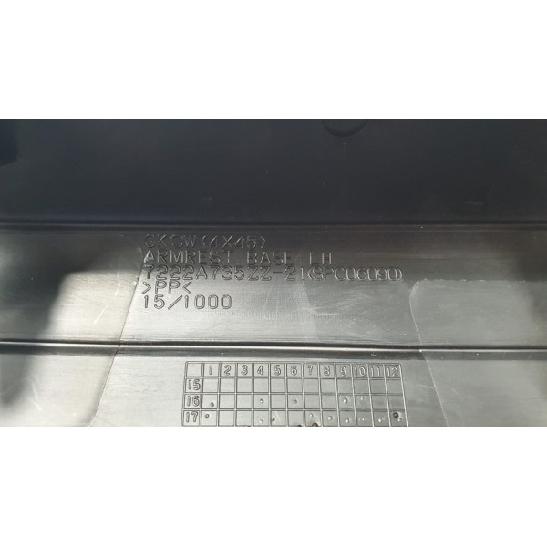 Apoio Braço Porta Traseira Esquerda Mitsubishi Eclipse 2019 Preto