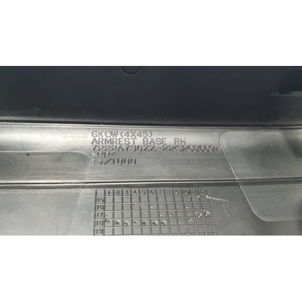 Apoio Braço Porta Traseira Direita Mitsubishi Eclipse 2019 Preto