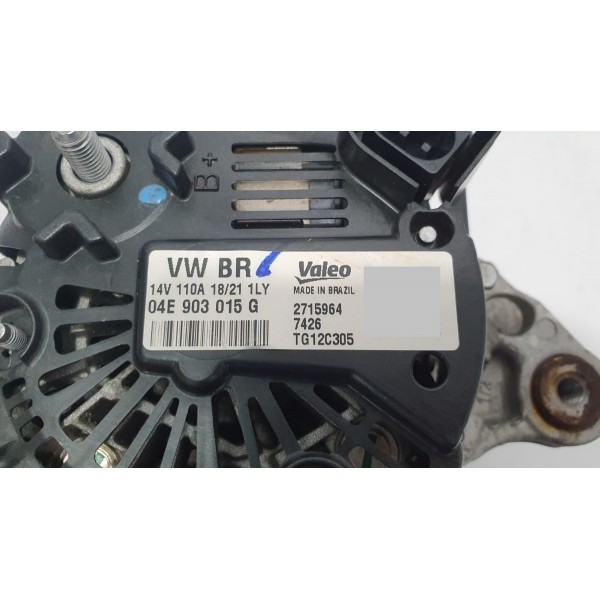 Alternador Vw Taos 1.4 250 Tsi 2022 Cód. 04e903015g